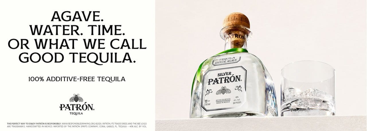 PATRÓN TEQUILA LAUNCHES “100% ADDITIVE-FREE TEQUILA” CAMPAIGN CELEBRATING ITS ADDITIVE-FREE HISTORY