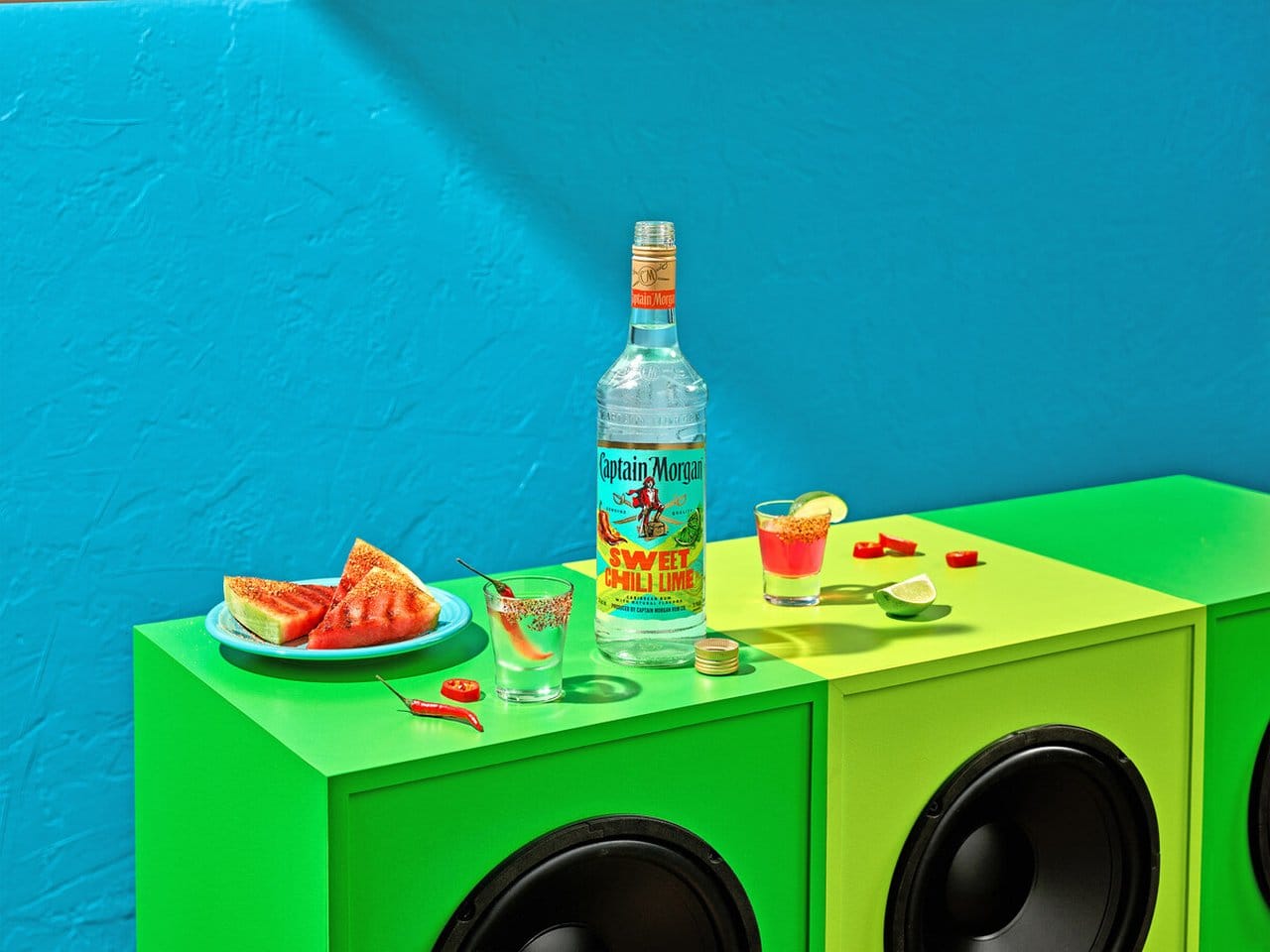 Best served as a chilled shot or mixed into a cocktail with a kick, Captain Morgan Sweet Chili Lime is here to shake up your bar lineup and turn every sip into a celebration of indescribable mouth-blowing fun.