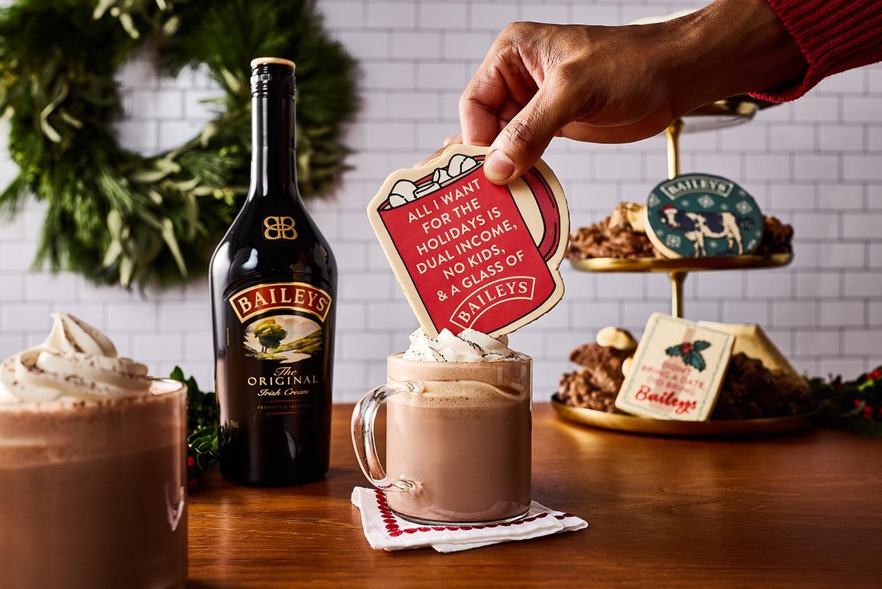 For those looking to enjoy the season's most famous pairing with an adult twist, Baileys is joining forces with New York City’s Funny Face Bakery on a collection of dunk-ready cookies specially crafted to complement your favorite holiday sips – with a cheeky edge.