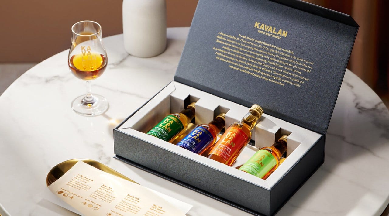 The Kavalan Miniature Whisky Gift Set crafted for gifting and whisky discovery.