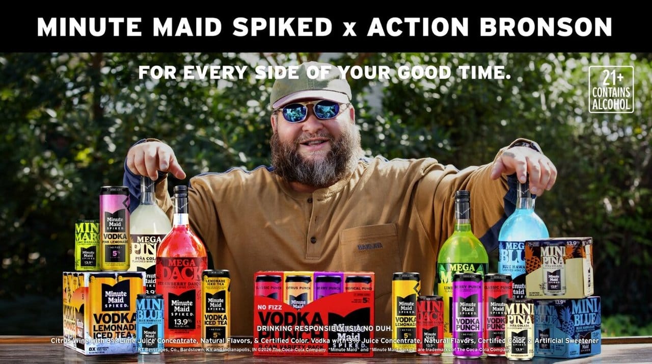 MINUTE MAID SPIKED PARTNERS WITH ACTION BRONSON TO CELEBRATE ‘EVERY SIDE OF WHO YOU ARE’ IN BRAND’S FIRST‑EVER CELEBRITY CAMPAIGN
