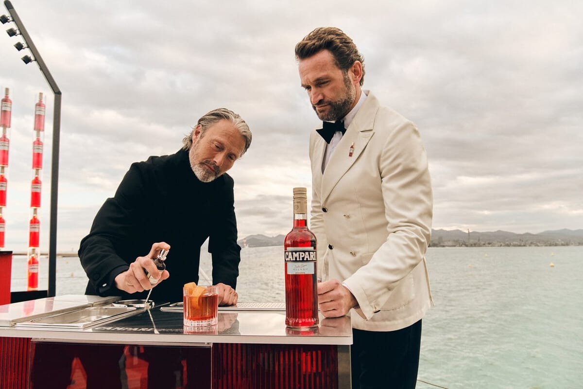 Mads Mikkelsen debuts mezcal Negroni twist at Campari's Cannes event Post feature image