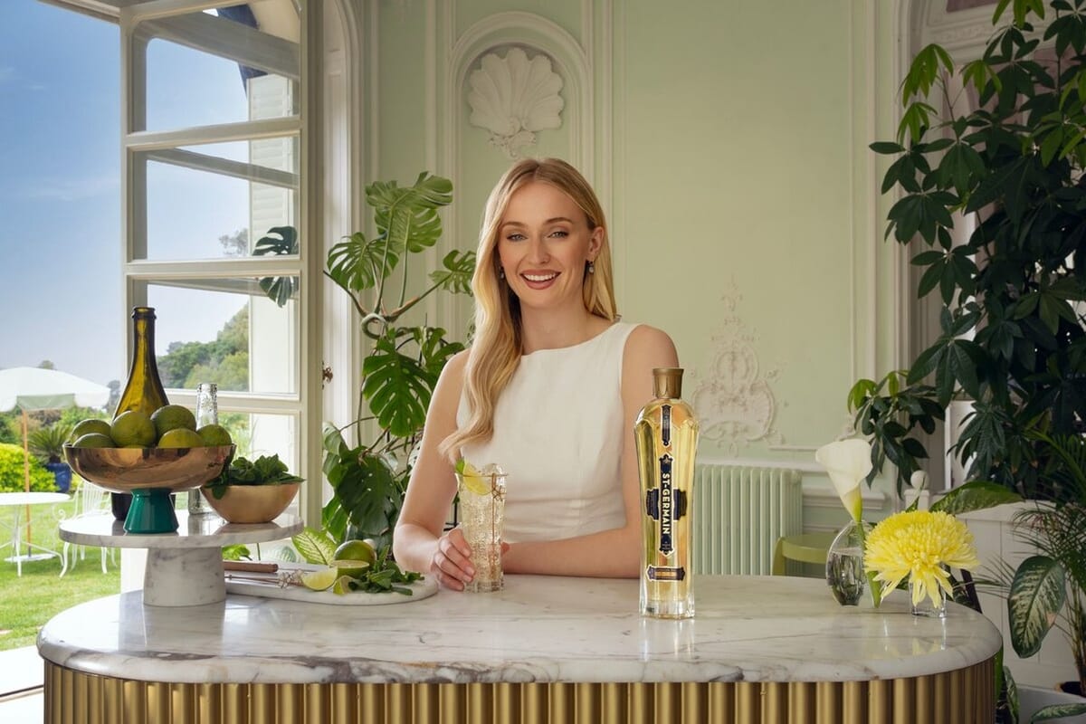 Sophie Turner crafts St-Germain Hugo Spritz in new campaign film Post feature image
