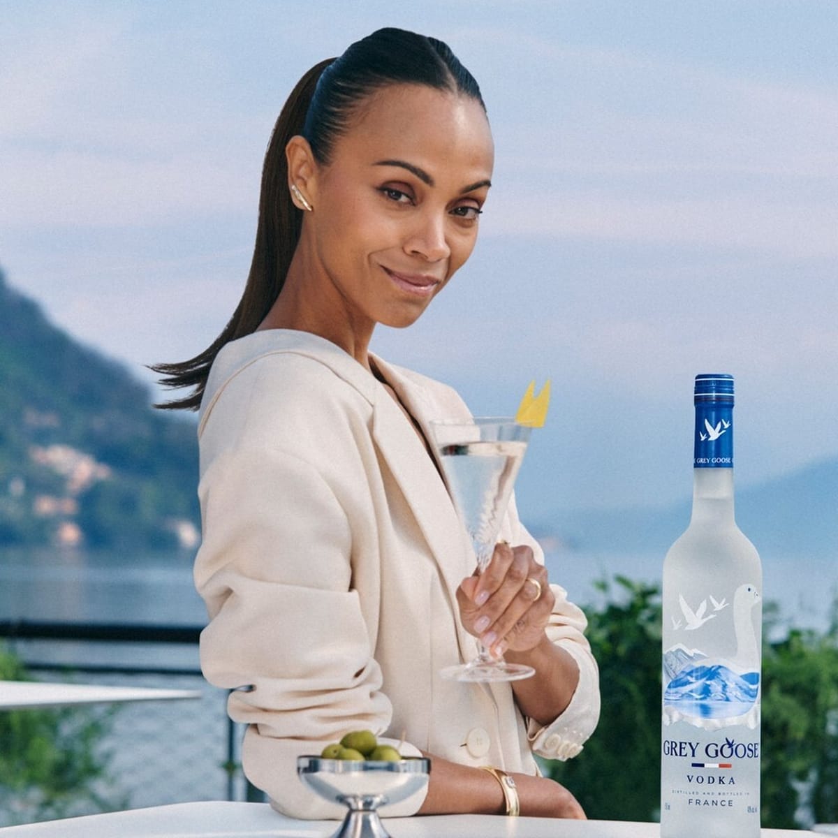 Grey Goose launches "Hôtel" campaign starring Zoe Saldaña Post feature image