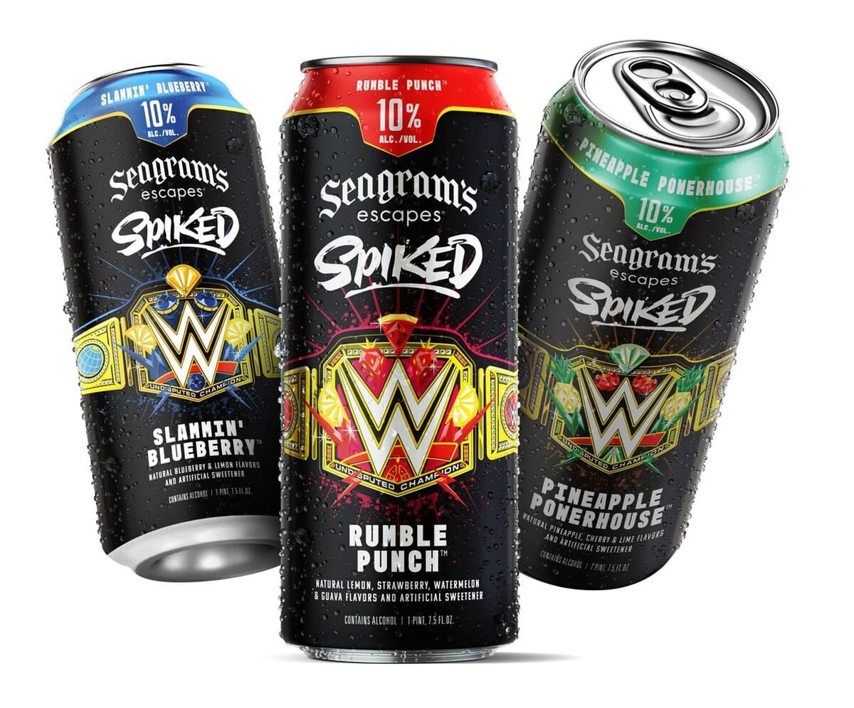 WWE and Seagram's launch co-branded alcoholic beverages nationwide Post feature image