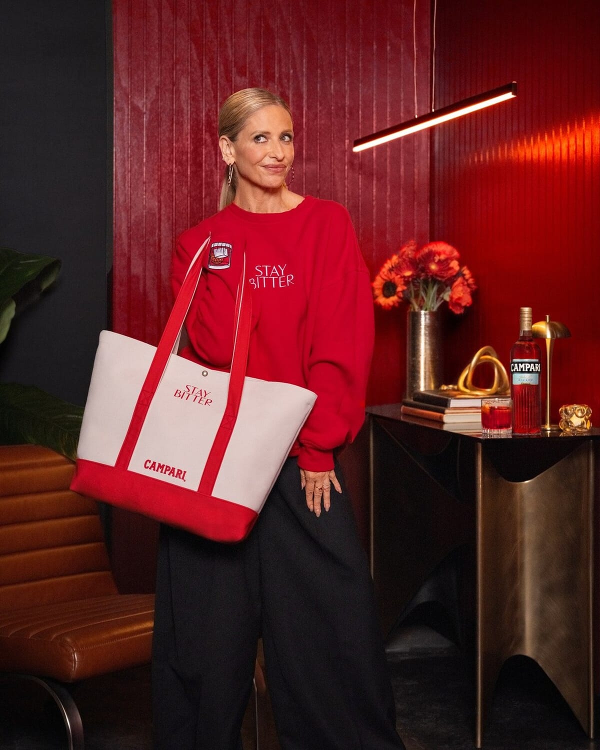 Campari launches "Stay Bitter" campaign with Sarah Michelle Gellar Post feature image