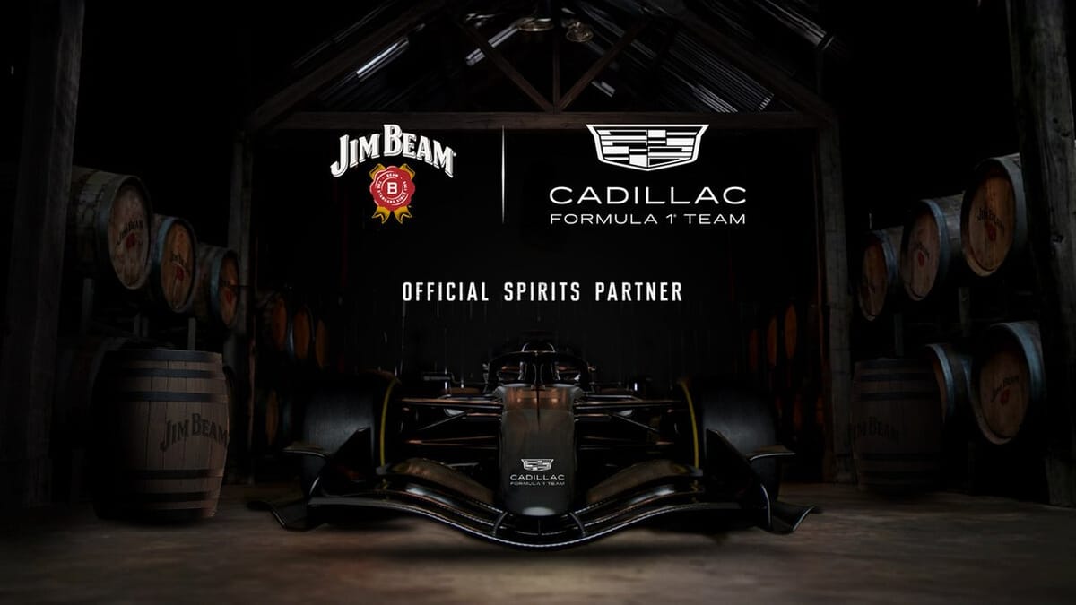 Jim Beam partners with Cadillac Formula 1 Team globally Post feature image