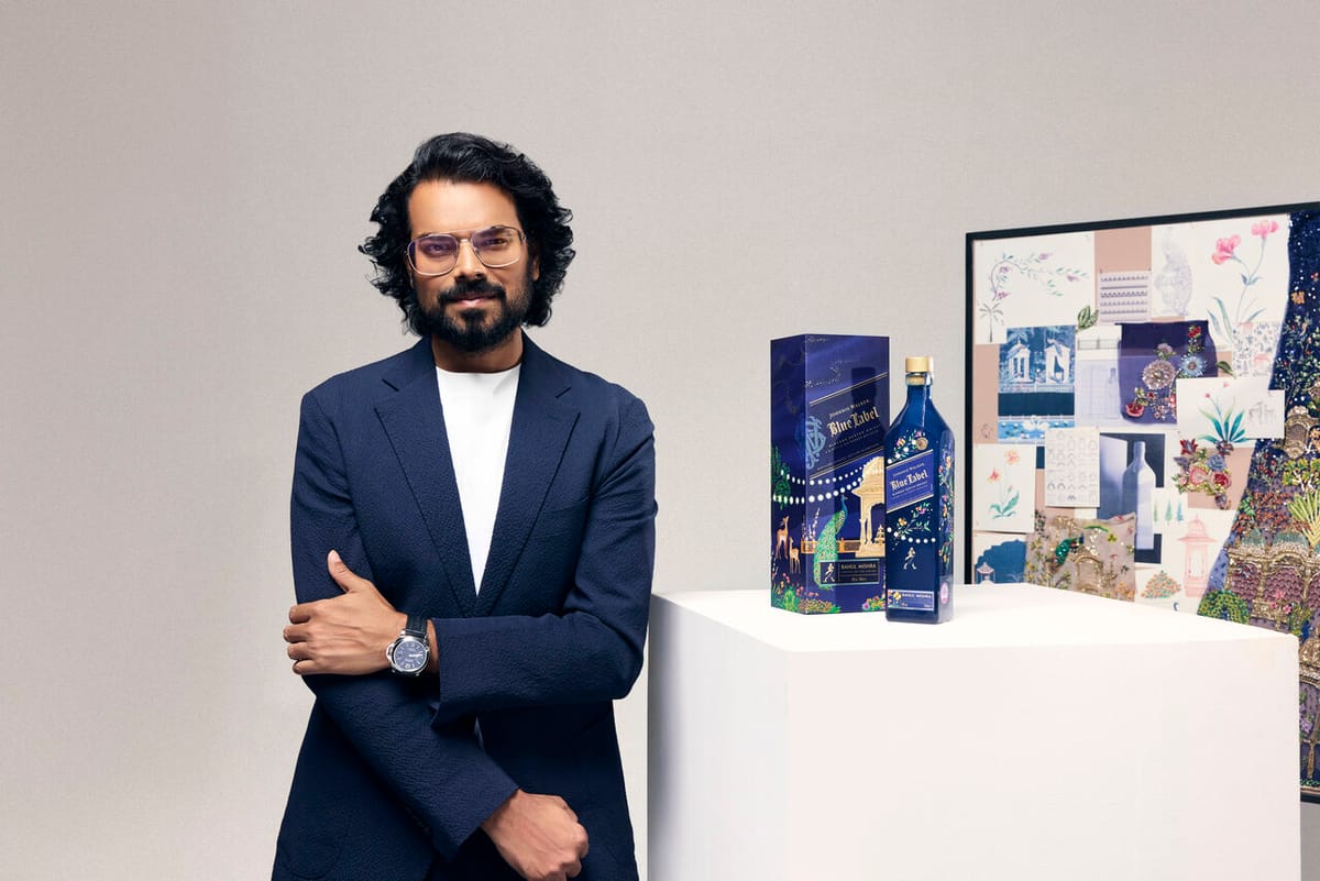 Rahul Mishra designs limited edition Johnnie Walker Blue Label Post feature image
