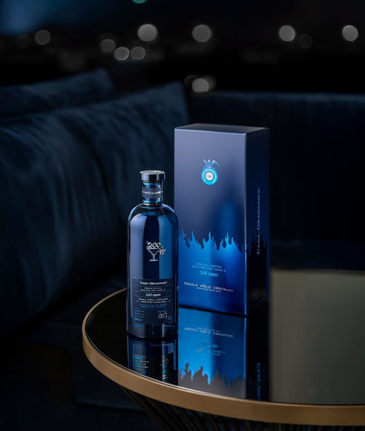 Karol G partners with Casa Dragones for cristalino debut Post feature image