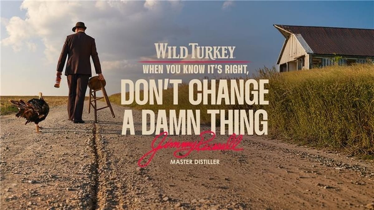 Wild Turkey launches global campaign celebrating unchanging bourbon recipe Post feature image