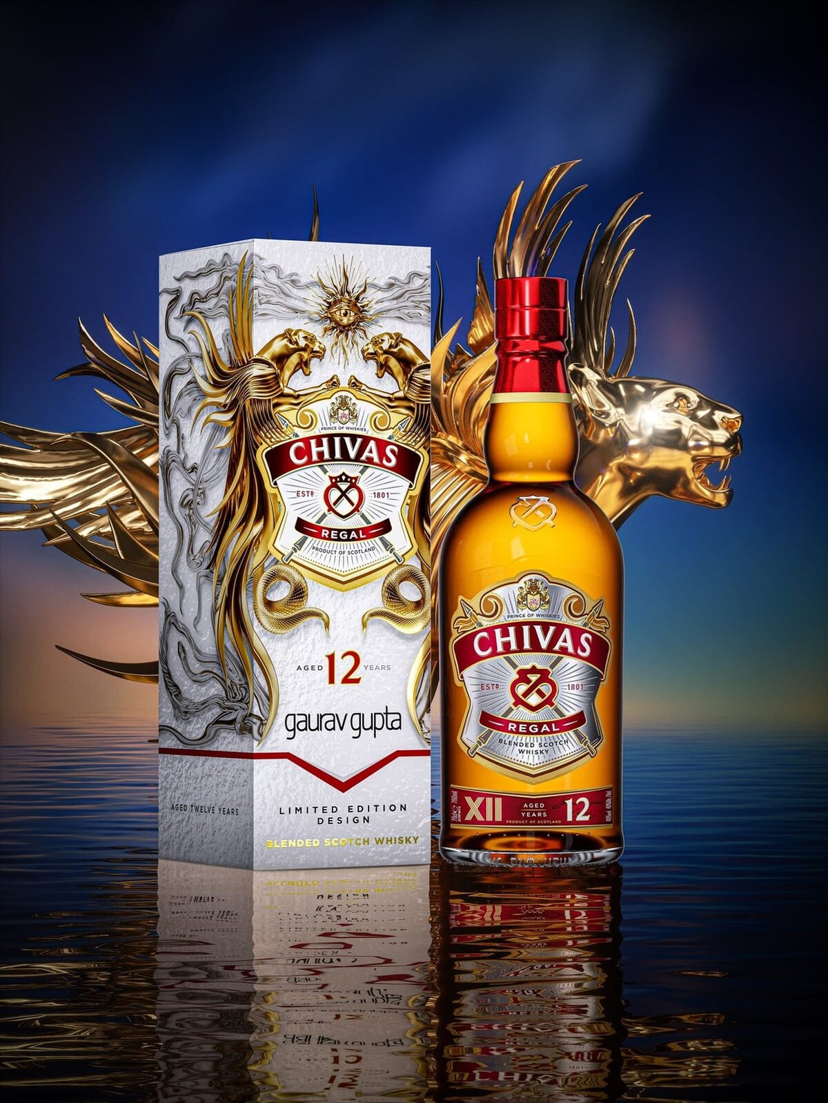 Chivas Regal partners with Gaurav Gupta for limited edition design Post feature image