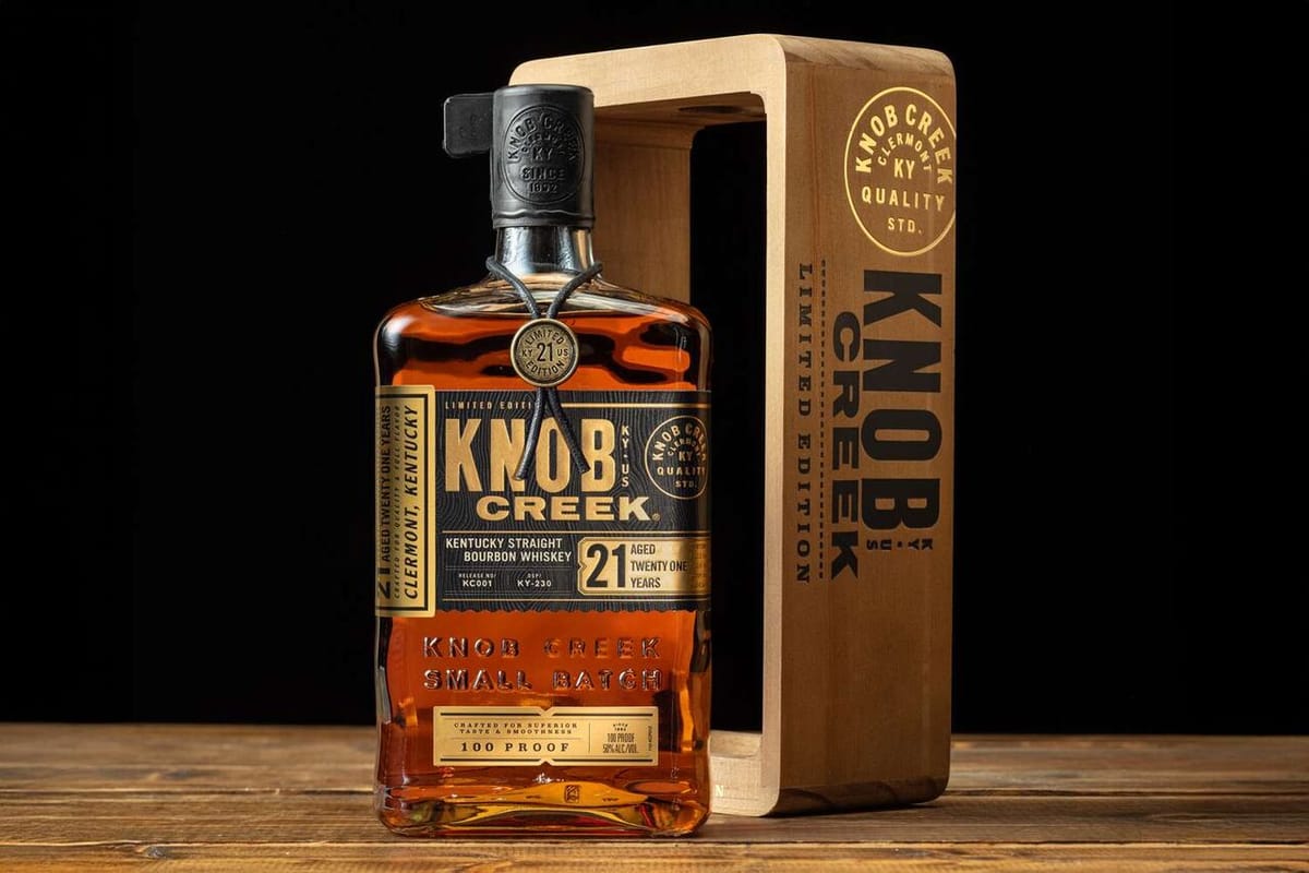 Knob Creek releases 21 year old bourbon, oldest distillery expression Post feature image