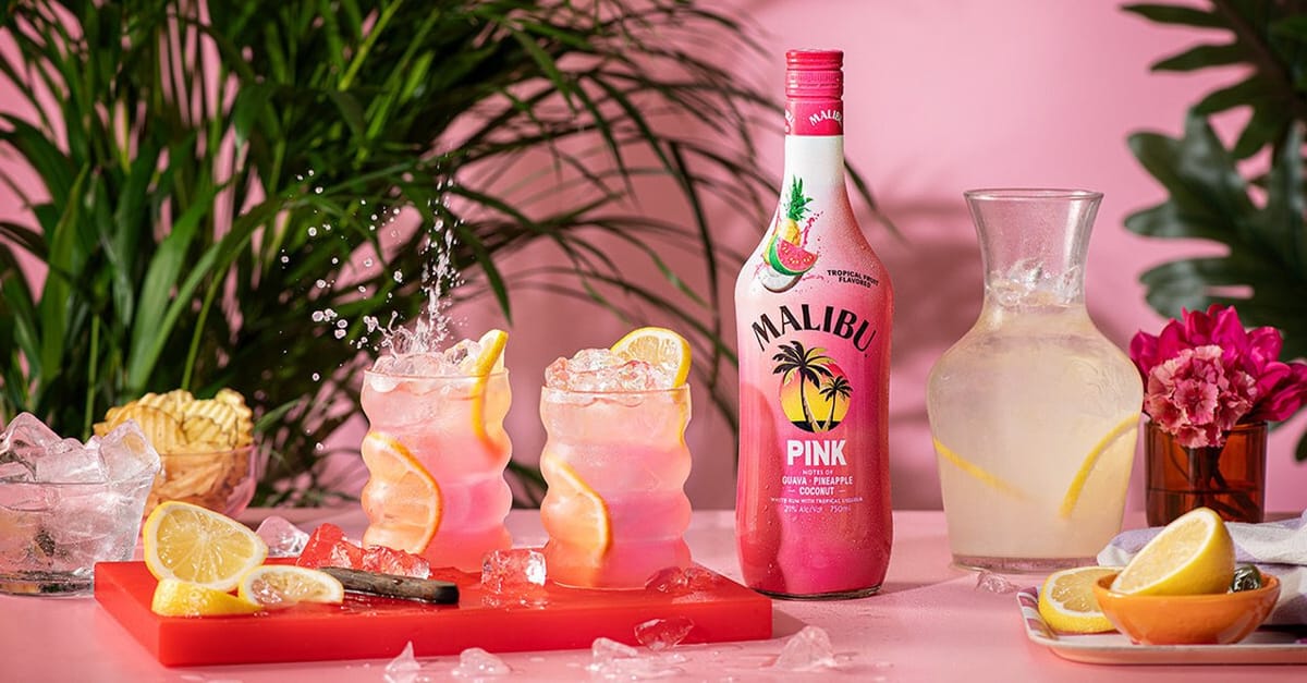 Malibu launches guava-flavored Pink rum and Dole RTD cocktails Post feature image