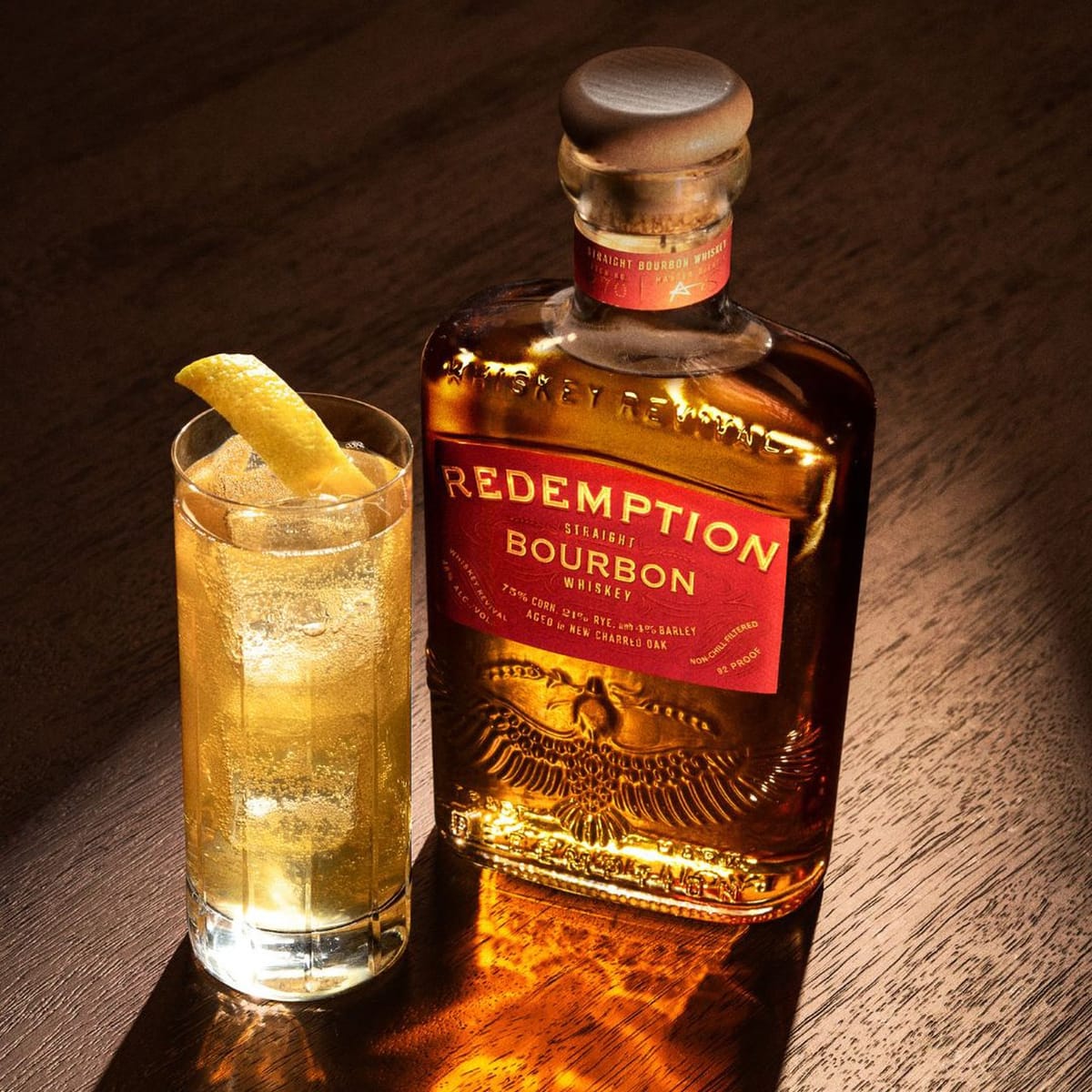 Redemption Whiskey unveils new packaging and reformulated 92-proof bourbon Post feature image