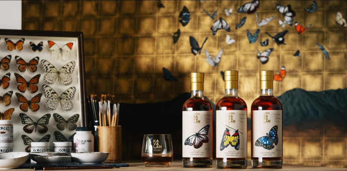 Kavalan unveils Mizunara Oak whiskies with Takahide Komatsu artwork Post feature image