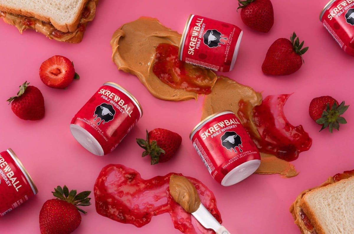 Skrewball introduces Peanut Butter and Strawberry Jelly Whiskey Post feature image