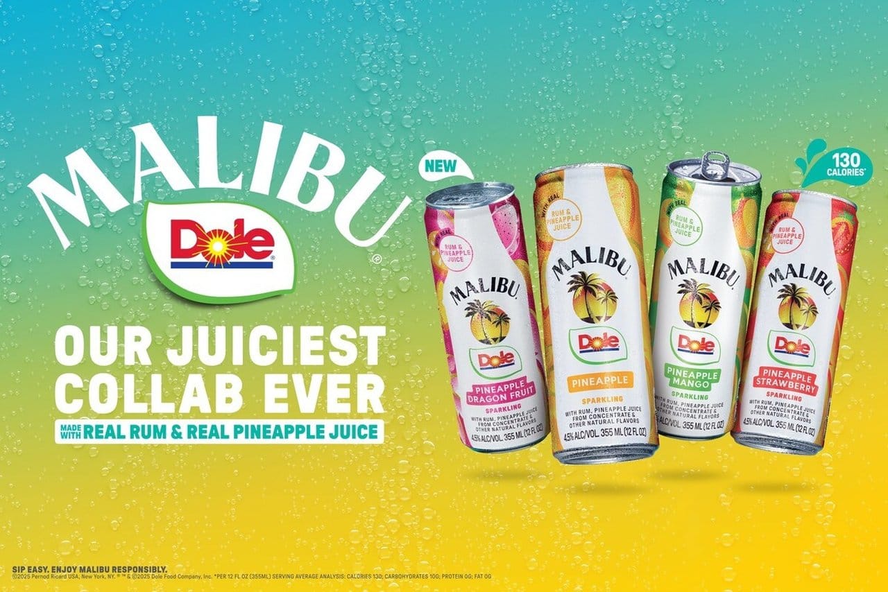 Malibu partners with Dole for new ready-to-drink cocktails Post image