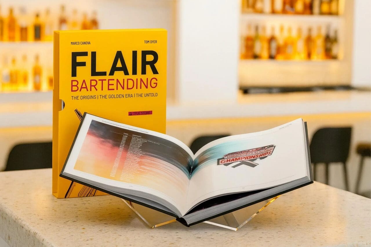 Flair Bartending Book: The Origins – The Golden Era – The Untold, by Marco Canova & Tom Dyer Post image