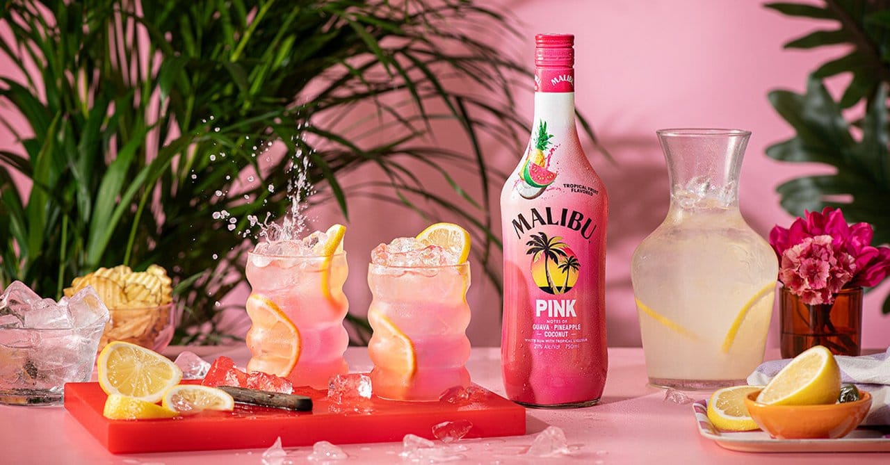 Malibu launches guava-flavored Pink rum and Dole RTD cocktails Post image