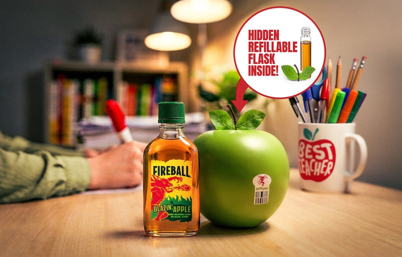 Fireball launches Blazin' Apple flask for Teacher Appreciation Week Post image
