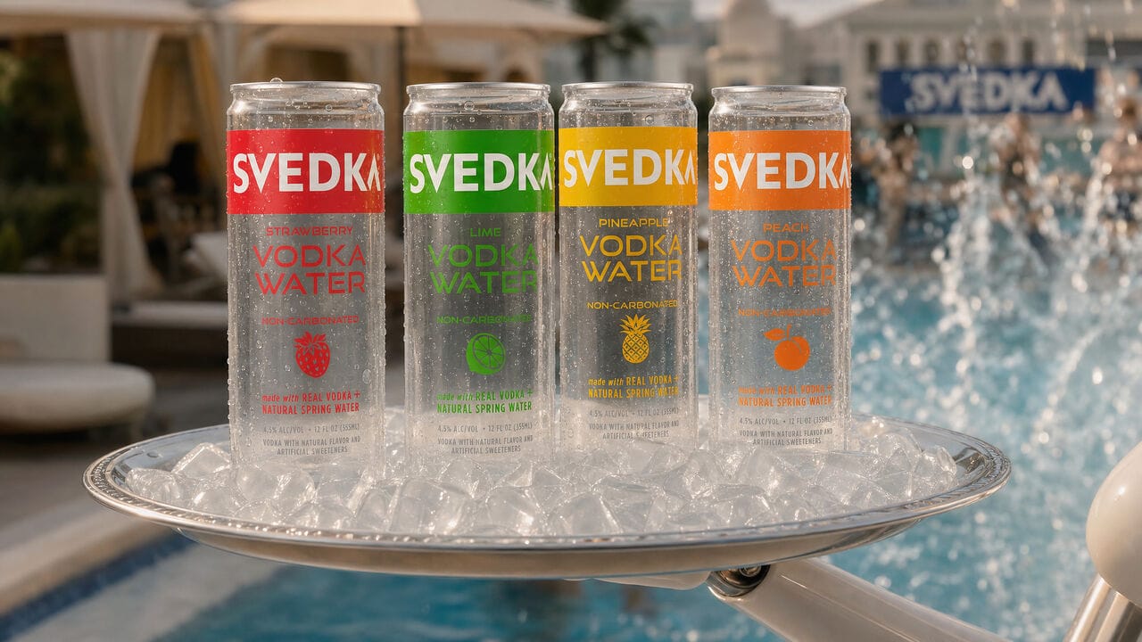 SVEDKA introduces world's first transparent canned vodka water Post image